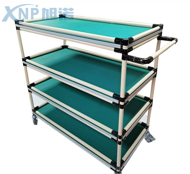 看完這4步，安裝鋁型材精益管周轉(zhuǎn)車其實很簡單